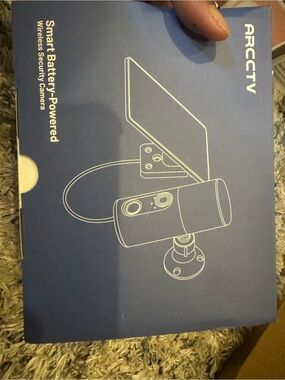 ARCCCTV Smart Battery-Powered Wireless Security Camera Box - Blue